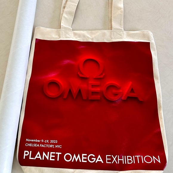 Omega Other - NEW LIMITED EDITION OMEGA TOTE BAG FROM PLANET OMEGA EXHIBITION NYC AND POSTER